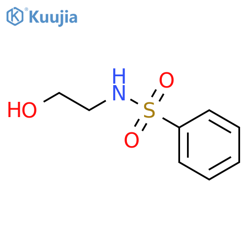 N-(2-hydroxyethyl)benzenesulfonamide structure