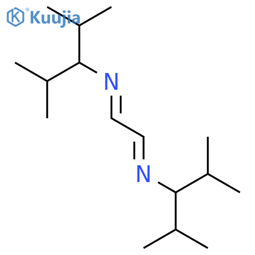 3-PENTANAMINE, N,N'-1,2-ETHANEDIYLIDENEBIS[2,4-DIMETHYL- structure