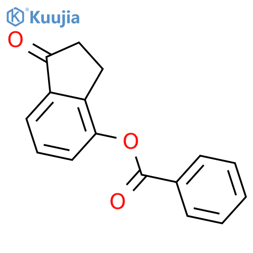 1-Oxo-2,3-dihydro-1H-inden-4-yl benzoate structure