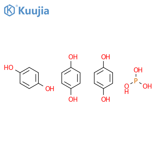 1,4-Benzenediol, phosphite (3:1) structure