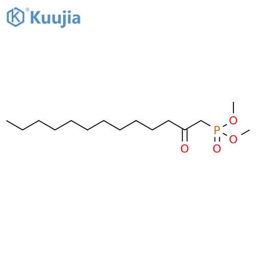 PHOSPHONIC ACID, (2-OXOTRIDECYL)-, DIMETHYL ESTER structure