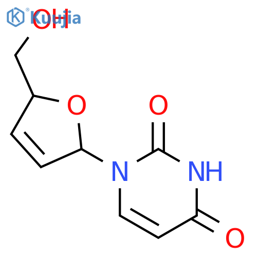 2’,3’-Didehydro-2’,3’-dideoxyuridine structure