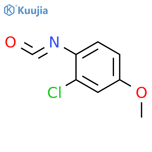 2-chloro-1-isocyanato-4-methoxybenzene structure