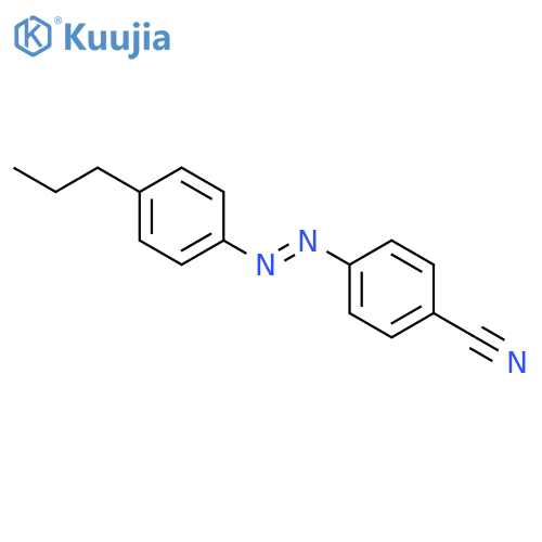 BENZONITRILE, 4-[(4-PROPYLPHENYL)AZO]- structure
