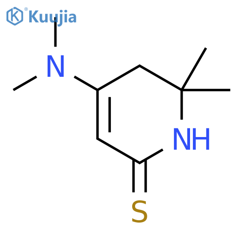 2(1H)-Pyridinethione, 4-(dimethylamino)-5,6-dihydro-6,6-dimethyl- structure