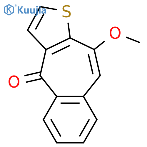 10-Methoxy-4h-benzo(4,5)cyclohepta(1,2-b)thiophen-4-one structure