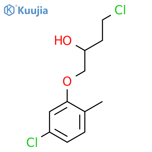 2-Butanol, 4-chloro-1-(5-chloro-2-methylphenoxy)- structure