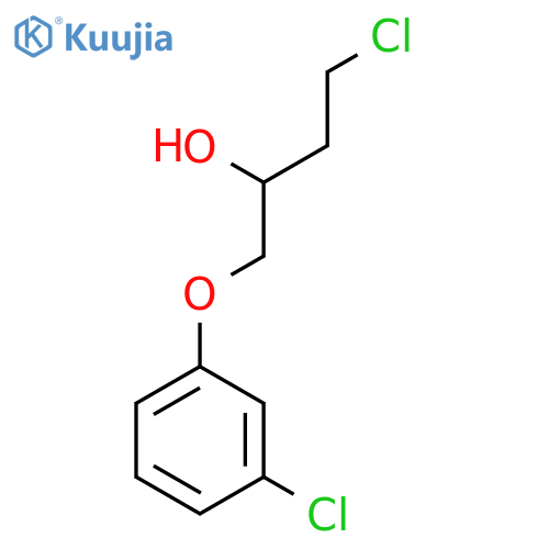 2-BUTANOL, 4-CHLORO-1-(3-CHLOROPHENOXY)- structure