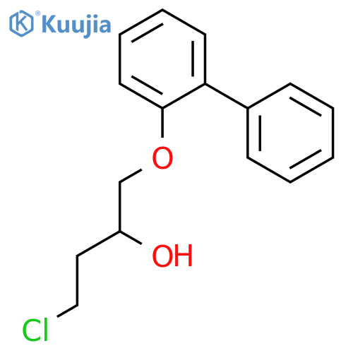 2-Butanol, 1-([1,1'-biphenyl]-2-yloxy)-4-chloro- structure