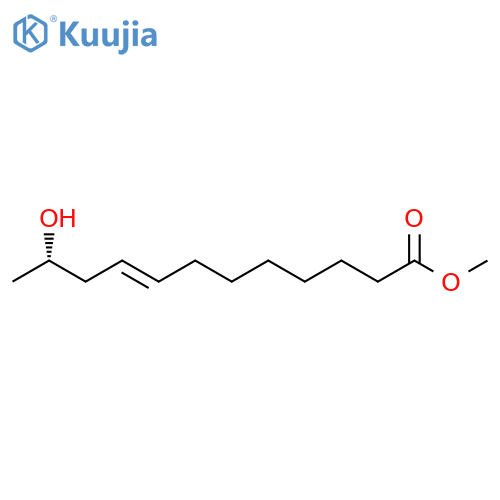 8-Dodecenoic acid, 11-hydroxy-, methyl ester, [S-(E)]- (9CI) structure