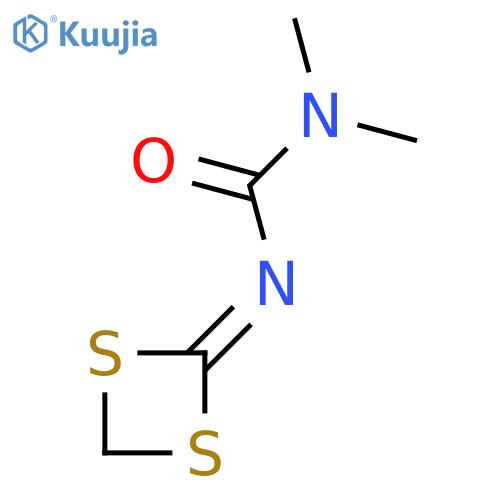 Urea, 1,3-dithietan-2-ylidenedimethyl- structure