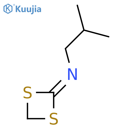 1-Propanamine, N-1,3-dithietan-2-ylidene-2-methyl- structure
