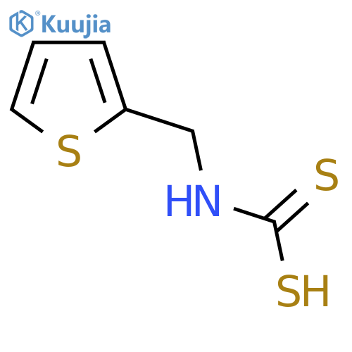 Thien-2-ylmethylcarbamodithioic acid structure
