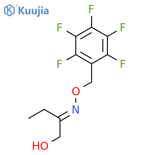 2-Butanone, 1-hydroxy-, O-[(pentafluorophenyl)methyl]oxime structure
