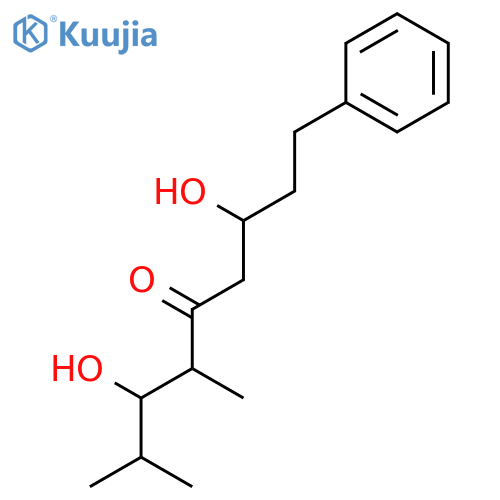 5-NONANONE, 3,7-DIHYDROXY-6,8-DIMETHYL-1-PHENYL- structure