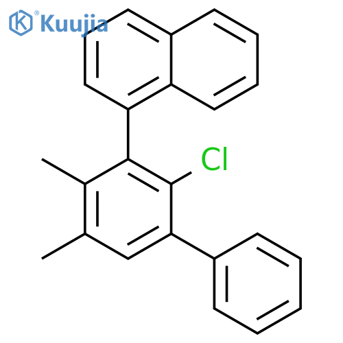 NAPHTHALENE, 1-(2-CHLORO-4,5-DIMETHYL[1,1'-BIPHENYL]-3-YL)- structure
