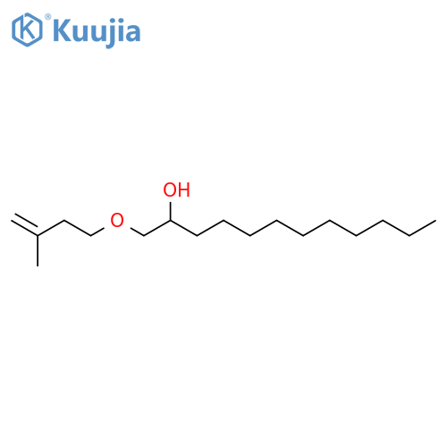 1-[(3-Methylbut-3-EN-1-YL)oxy]dodecan-2-OL structure