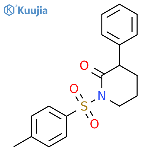 2-Piperidinone, 1-[(4-methylphenyl)sulfonyl]-3-phenyl- structure
