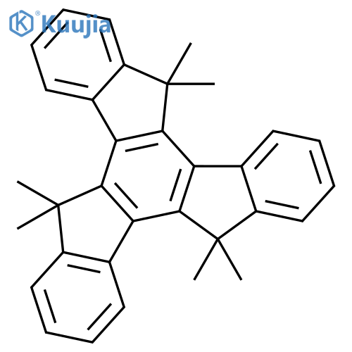 5,5,10,10,15,15-Hexamethyl-10,15-dihydro-5H-diindeno[1,2-a:1',2'-c]fluorene structure