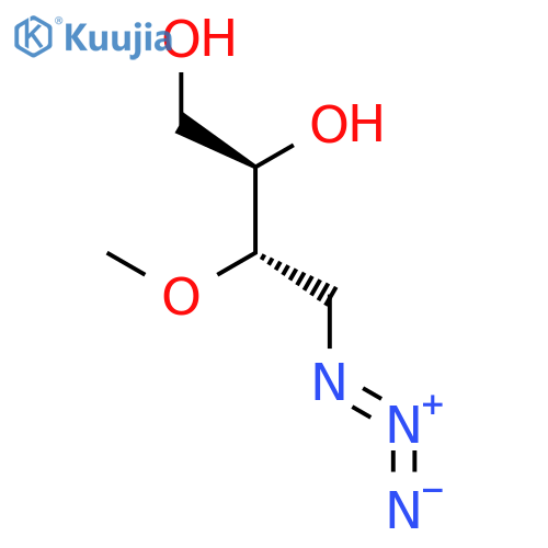 1,2-Butanediol, 4-azido-3-methoxy-, (2R,3S)- structure