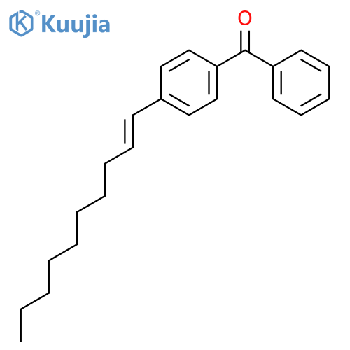 Methanone, [4-(1E)-1-decenylphenyl]phenyl- structure