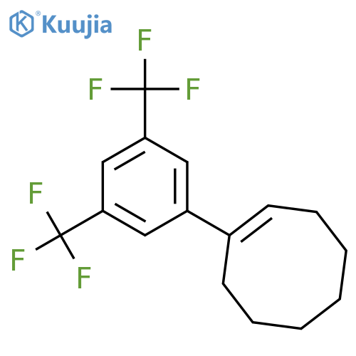 CYCLOOCTENE, 1-[3,5-BIS(TRIFLUOROMETHYL)PHENYL]- structure