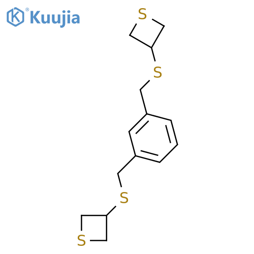 Thietane, 3,3'-[1,3-phenylenebis(methylenethio)]bis- structure