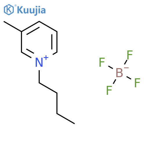 1-n-Butyl-3-methylpyridinium tetrafluoroborate structure