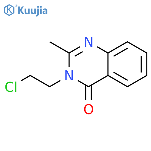 4(3H)-Quinazolinone, 3-(2-chloroethyl)-2-methyl- structure