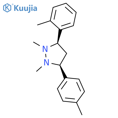 PYRAZOLIDINE, 1,2-DIMETHYL-3-(2-METHYLPHENYL)-5-(4-METHYLPHENYL)-, CIS- structure