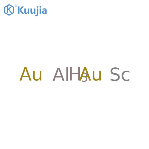 Aluminum, compd. with gold and scandium (1:2:1) structure