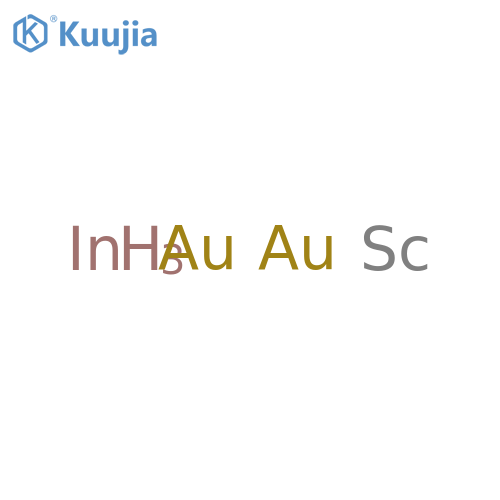 GOLD, COMPD. WITH INDIUM AND SCANDIUM (2:1:1) structure