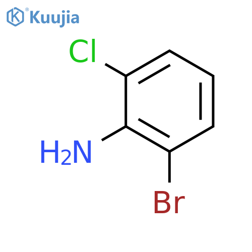 2-Bromo-6-chloroaniline structure