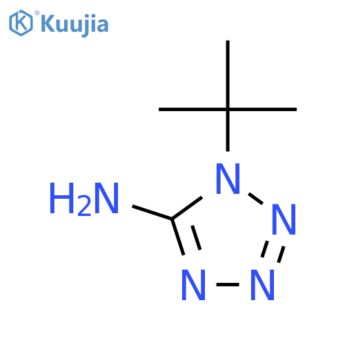 1-tert-butyl-1H-1,2,3,4-tetrazol-5-amine structure