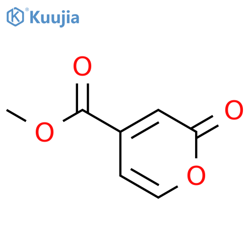 2H-Pyran-4-carboxylic acid, 2-oxo-, methyl ester structure