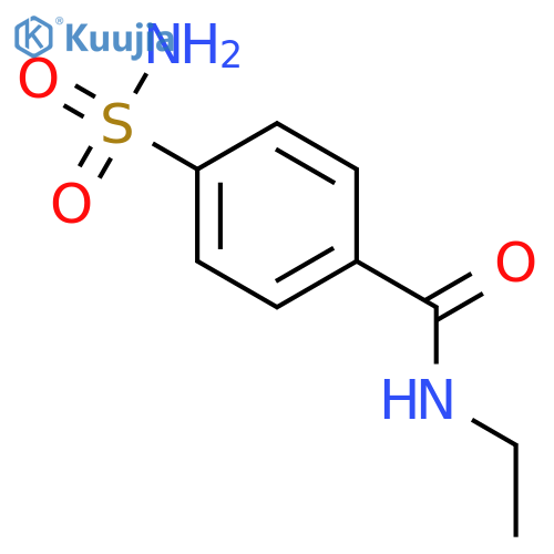 BENZAMIDE, 4-(AMINOSULFONYL)-N-ETHYL- structure