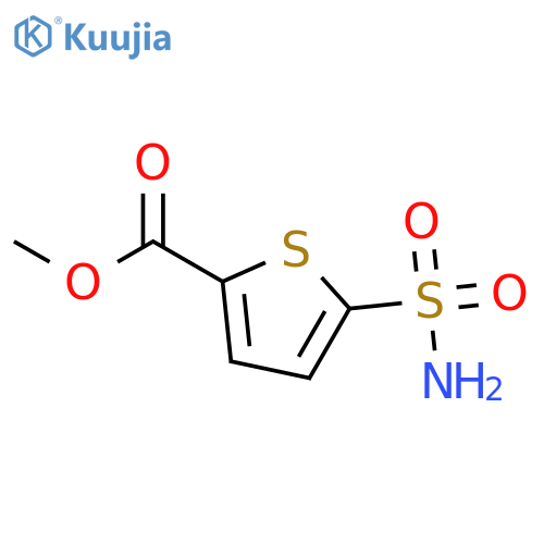 methyl 5-sulfamoylthiophene-2-carboxylate structure