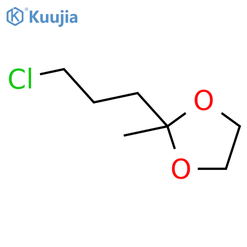 1,3-Dioxolane,2-(3-chloropropyl)-2-methyl- structure