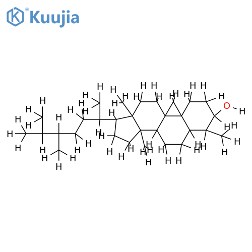 (24R)-4alpha,14alpha,24-trimethyl-9beta,19-cyclo-5alpha-cholestan-3beta-ol structure