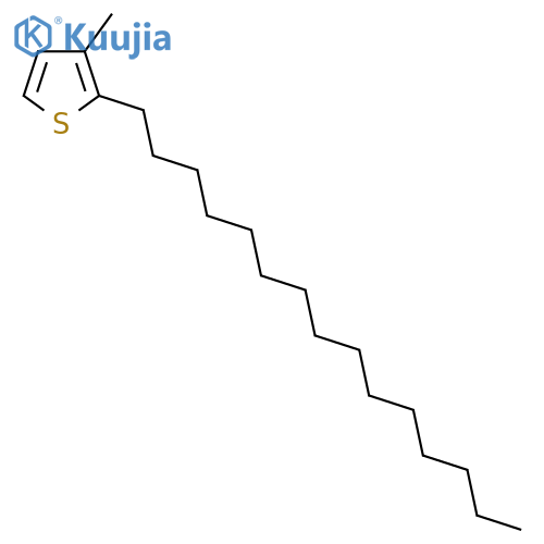 3-Methyl-2-pentadecylthiophene structure