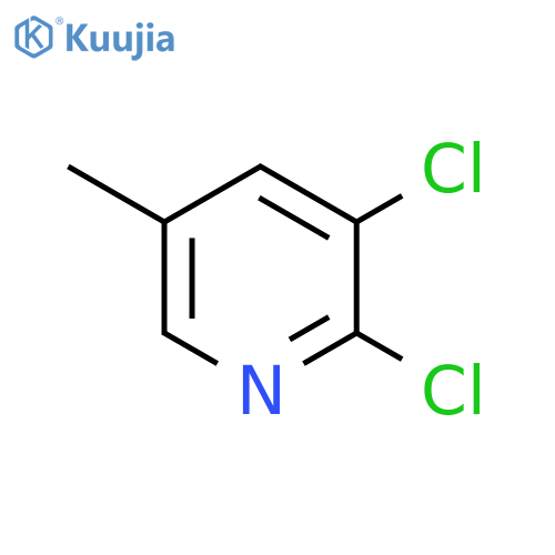 2,3-Dichloro-5-methylpyridine structure