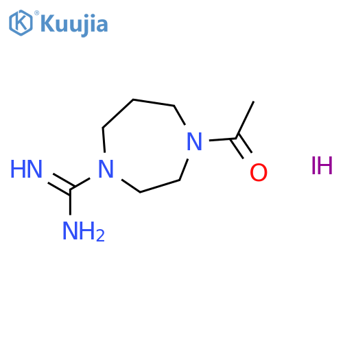 4-acetyl-1,4-diazepane-1-carboximidamide structure