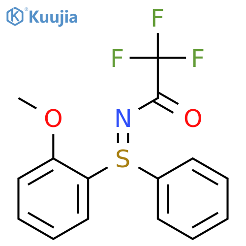 SULFILIMINE, S-(2-METHOXYPHENYL)-S-PHENYL-N-(TRIFLUOROACETYL)- structure