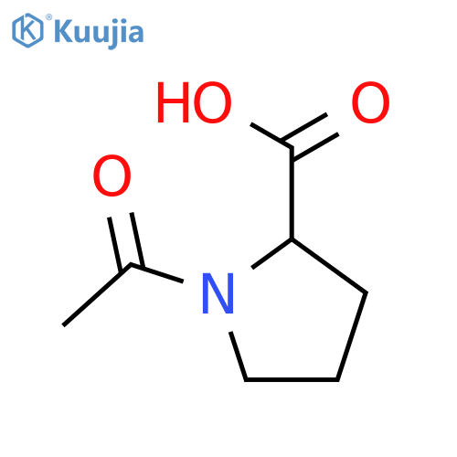 N-Acetyl-D-proline structure