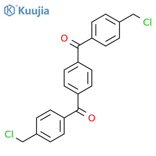 Methanone, 1,4-phenylenebis[[4-(chloromethyl)phenyl]- structure