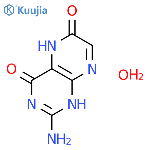 Xanthopterin (hydrate) structure