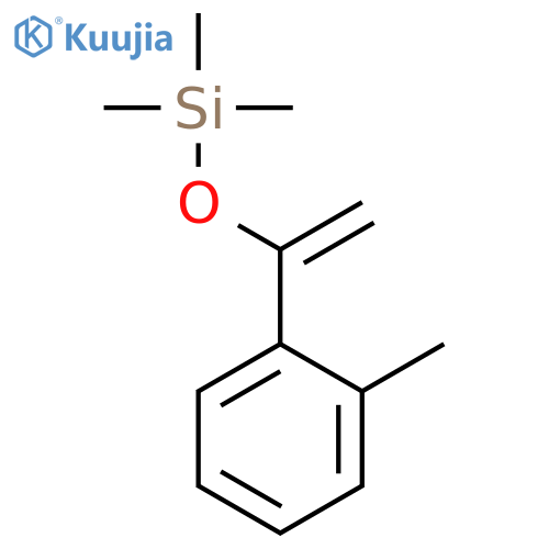 Silane, trimethyl[[1-(2-methylphenyl)ethenyl]oxy]- structure