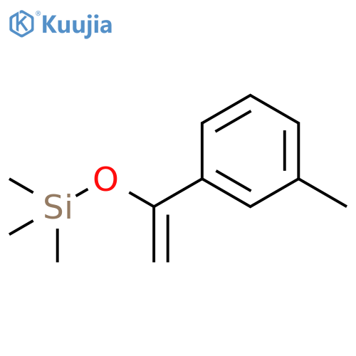Silane, trimethyl[[1-(3-methylphenyl)ethenyl]oxy]- structure