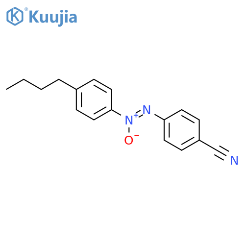 BENZONITRILE, 4-[(4-BUTYLPHENYL)AZOXY]- structure