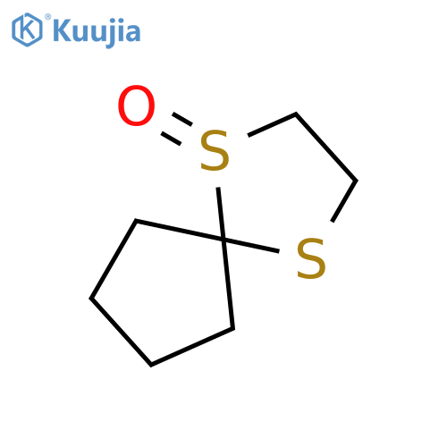 1,4-Dithiaspiro[4.4]nonane, 1-oxide structure